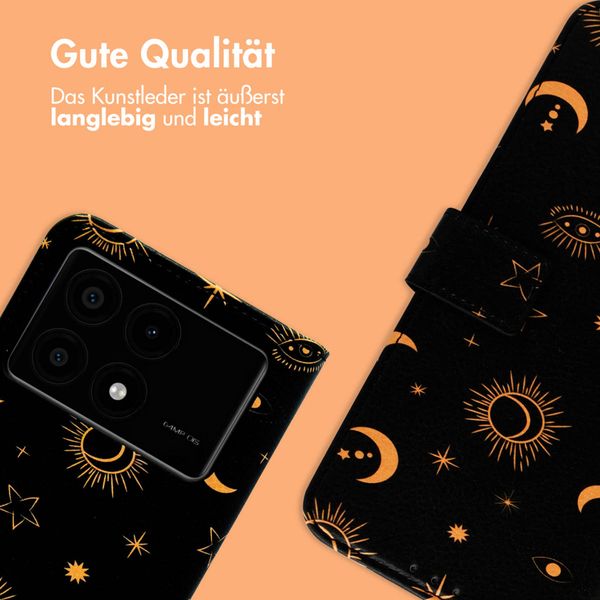 imoshion Design Klapphülle Xiaomi Poco X6 Pro - Sky Black