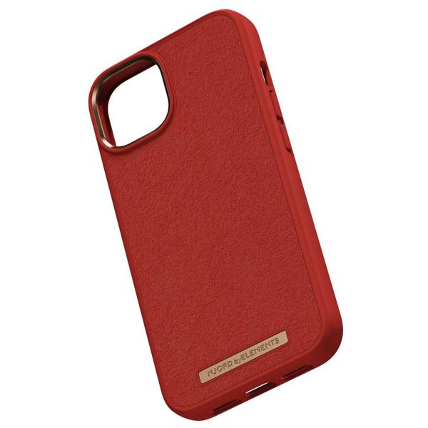 Njorð Collections Wildleder Comfort+ Case für das iPhone 14 - Burnt Orange