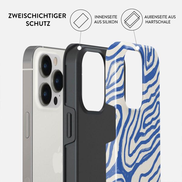Burga Tough Back Cover für das Apple iPhone 13 Pro - Seven Seas