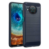 imoshion Brushed Back Cover Nokia X10 / X20 - Dunkelblau