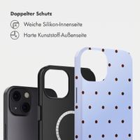 Selencia Vivid Rückabdeckung mit MagSafe Apple iPhone 13 - Happy Dots Digital Sky