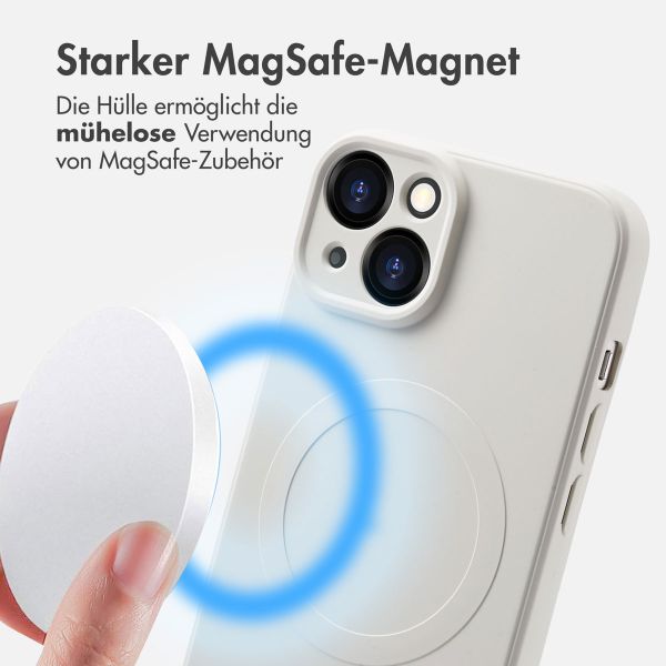 imoshion Color Back Cover mit MagSafe Apple iPhone 14 - Beige