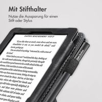 imoshion Klapphülle Sleepcover mit strap und stand für das Kobo Clara HD - Schwarz