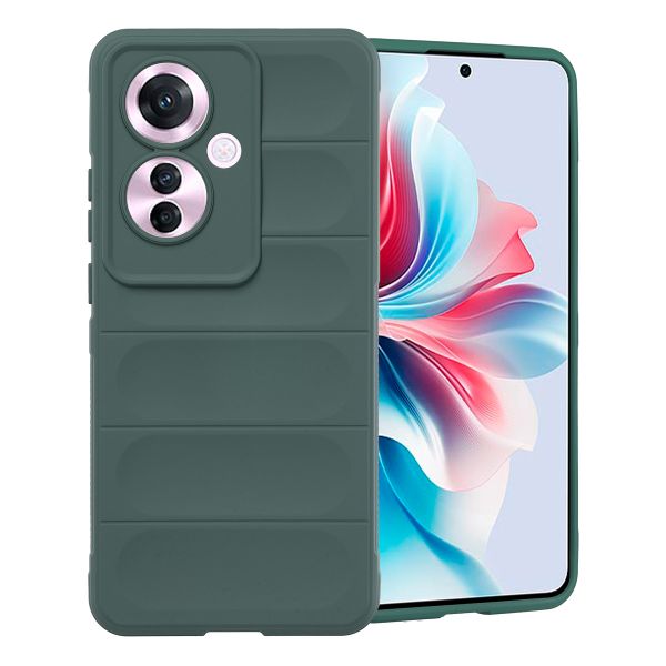 imoshion EasyGrip Backcover für das Oppo Reno 11 F - Dunkelgrün