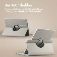 imoshion 360° drehbare Klapphülle Apple iPad 9 (2021) 10.2 Zoll / iPad 8 (2020) 10.2 Zoll / iPad 7 (2019) 10.2 Zoll - Grau