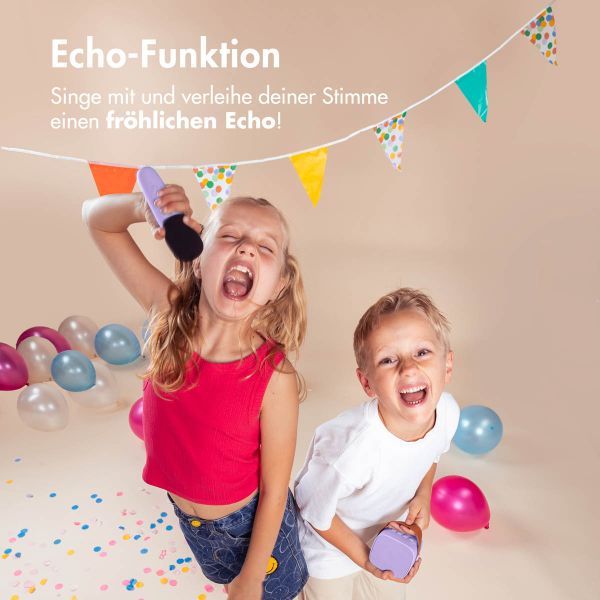 imoshion Kids Karaoke-Set - Lautsprecher und Mikrofon - Lavender Lilac