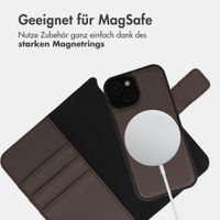 imoshion Herausnehmbare 2-in-1 Luxus-Bookcase Apple iPhone 15 - Braun