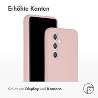 Accezz Liquid Silikoncase für das Samsung Galaxy A54 (5G) - Rosa