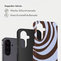 Selencia Vivid Back Cover Samsung Galaxy A37 (5G) - Dream Swirl Chocolate