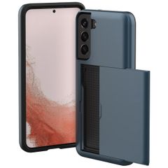 imoshion Backcover mit Kartenfach Samsung Galaxy S22 - Dunkelblau