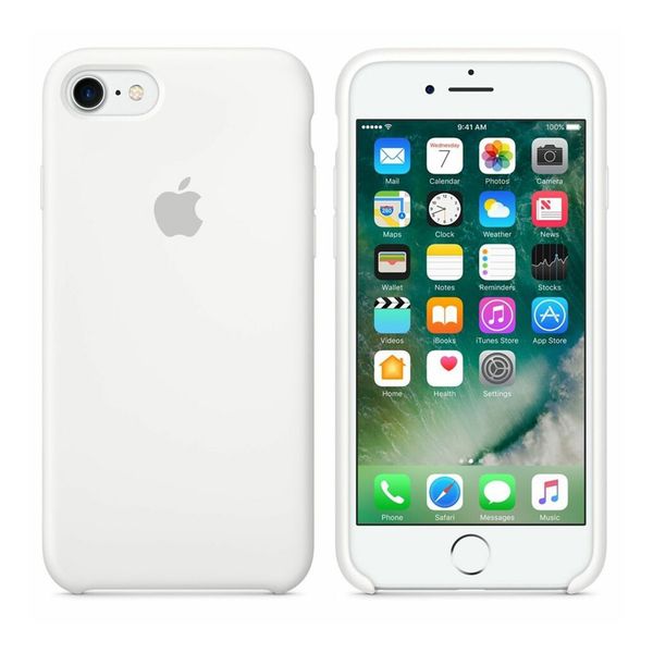 Apple Silikoncase Apple iPhone SE (2022 / 2020) / 8 / 7 - White