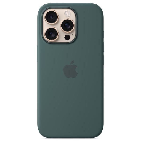 Apple Silikon-Case MagSafe für das Apple iPhone 16 Pro - Lake Green