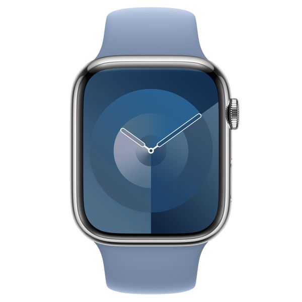 Apple Sport Armband für das  Apple Watch Series 1 t/m 11 / SE / Ultra (44/45/46/49 mm) - Größe M/L - Winter Blue