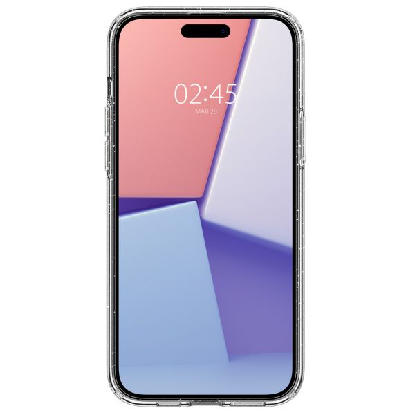 Spigen Liquid Crystal Glitter Case für das Apple iPhone 15 - Crystal Quartz