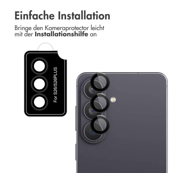 imoshion 2er-Pack Objektivschutz für Kamera für das Samsung Galaxy S26 Ultra - Black