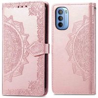 imoshion Mandala Klapphülle für das Motorola Moto G14 - Rose Gold