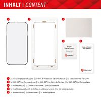 Displex Bildschirmschutzfolie Real Glass Full Cover für das Samsung Galaxy S23 FE - Transparent