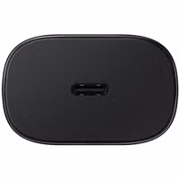 Samsung Originales USB-C auf USB-C Kabel - 1 Meter - 25 Watt + Original Fast Charging Adapter USB-C Ladegerät - 25 Watt - Schwarz