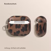 Selencia Sabi Case Apple AirPods 3 - Leopardenmuster - Mocha Brown
