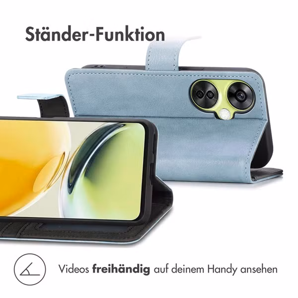 imoshion Luxuriöse Klapphülle OnePlus Nord CE 3 / CE 3 Lite - Hellblau