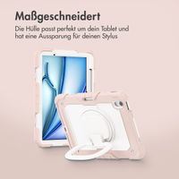 imoshion Rugged Kindersicher Schutzhülle Apple iPad Air 11 Zoll (2025) M3 / (2024) M2 - Hellrosa