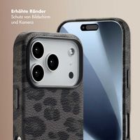 Selencia Sabi Backcover Leopardenmuster mit MagSafe Apple iPhone 17 Pro - Midnight Black