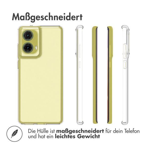 Accezz TPU Clear Cover für das Motorola Moto G85 - Transparent