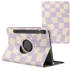 imoshion 360° drehbare Design Klapphülle Samsung Galaxy Tab S10 Lite / S10 FE / S9 FE - Dancing Cubes