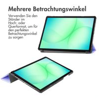 imoshion Trifold Klapphülle Samsung Galaxy Tab A11 Plus - Lila / Lilac