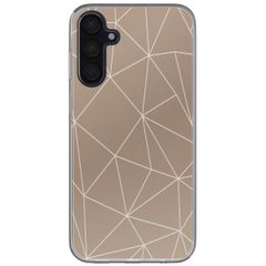 imoshion Design Hülle Samsung Galaxy A35 - Graphic Lines Beige