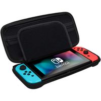 imoshion Schale Nintendo Switch mit Reißverschlusstasche - Hülle Nintendo Switch / Switch OLED mit Griff - Schwarz