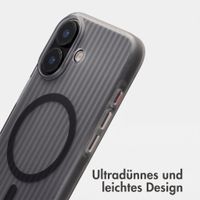 Accezz Lite Backcover mit MagSafe | Fluted | Apple iPhone 16 - Grau