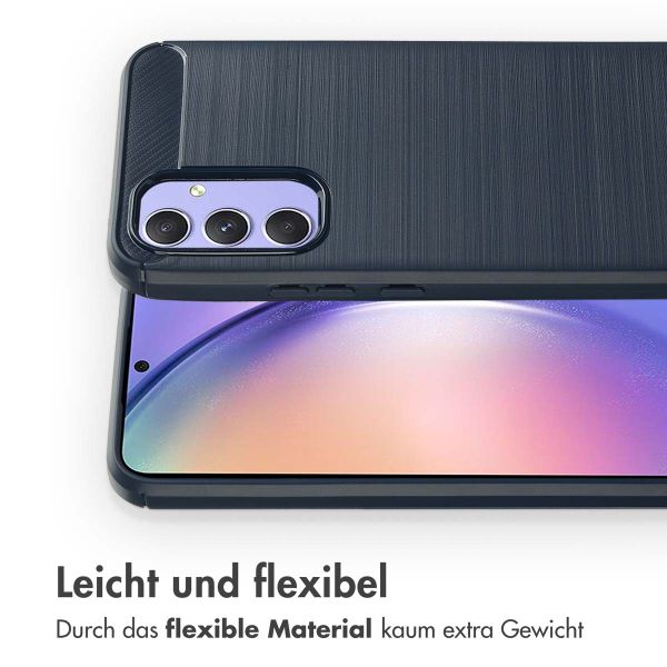 imoshion Brushed Back Cover Samsung Galaxy A54 (5G) - Dunkelblau