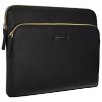 dbramante1928 ﻿Paris+ Sleeve - Laptop Hülle 14 Zoll - Laptop Sleeve - Echtes Leder - Apple MacBook Pro 14 Zoll - Night Black