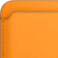 Apple Leather Wallet MagSafe (Apple Wallet 1st generation) - California Poppy