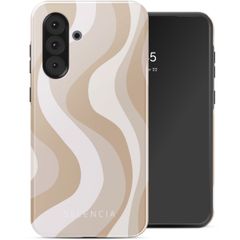 Selencia Vivid Tough Back Cover für das Samsung Galaxy A36 / A56 - Desert Waves Beige