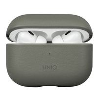 Uniq Terra Echtleder-Hülle für Apple AirPods Pro 2 - Lichen Green