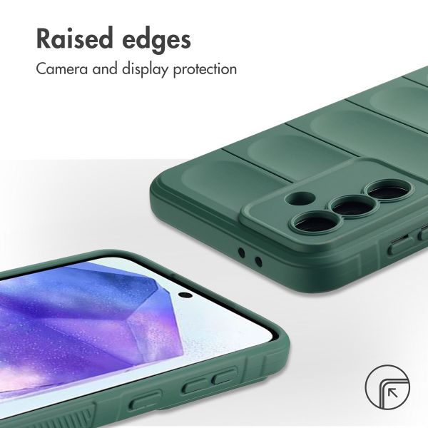 imoshion EasyGrip Backcover Samsung Galaxy A36 / A56 - Dunkelgrün