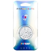 PopSockets Luxus PopGrip - Hammered Metal Silver