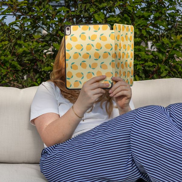 imoshion Design Trifold Klaphülle Samsung Galaxy Tab A11 Plus / A9 Plus - Citrus Dream