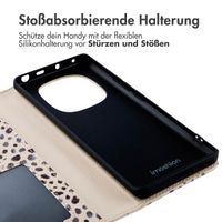 imoshion Design Klapphülle Xiaomi Redmi Note 14 Pro (4G) - Black And White Dots