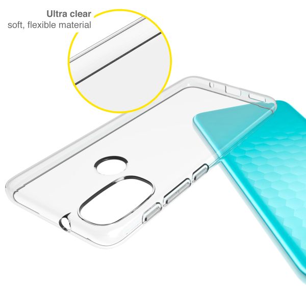 Accezz Clear TPU Backcover Motorola Moto E20 - Transparent