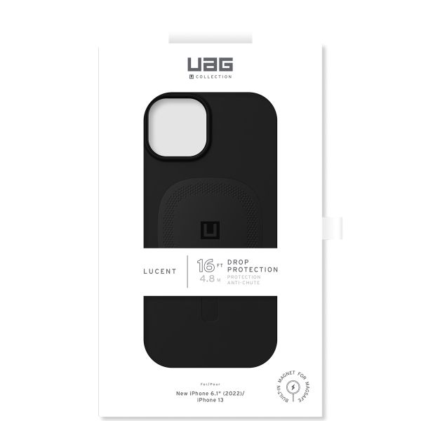 UAG Lucent 2.0 Backcover MagSafe für das iPhone 14 - Schwarz