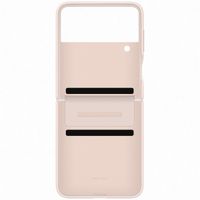 Samsung Original Leather Backcover für das Galaxy Z Flip 4 - Peach