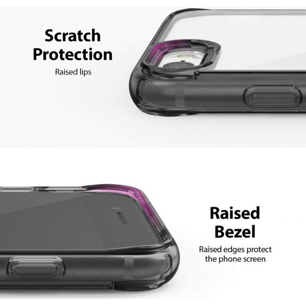 Ringke Fusion Case Schwarz für das iPhone SE (2022 / 2020) / 8 / 7