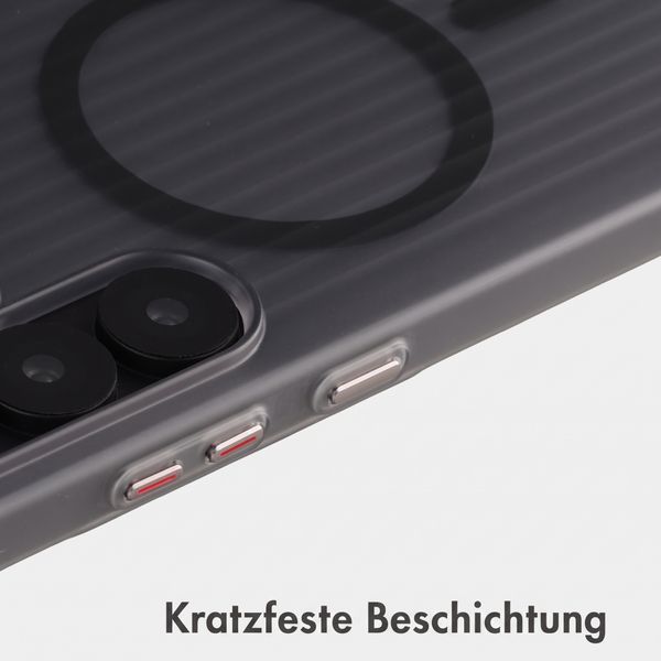 Accezz Lite Backcover mit MagSafe | Fluted | Samsung Galaxy S25 Ultra - Grau