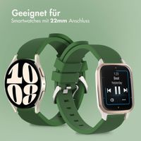 imoshion Flexibles Silikonarmband - Universeller 22-mm-Anschluss - Dunkelgrün