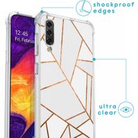 imoshion Design Hülle mit Band für das Samsung Galaxy A50 - White Graphic