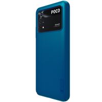 Nillkin Super Frosted Shield Case für das Xiaomi Poco M4 Pro 5G - Blau