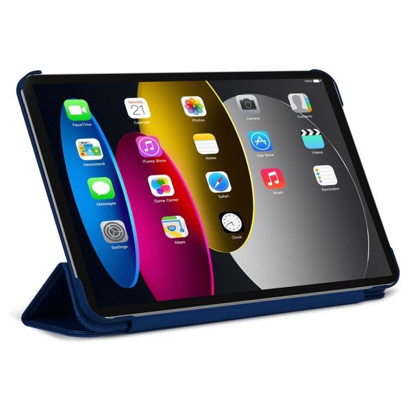Decoded Textured Sillicon Slim Cover Apple iPad 9 (2021) 10.2 Zoll / iPad 8 (2020) 10.2 Zoll / iPad 7 (2019) 10.2 Zoll - Navy Peony